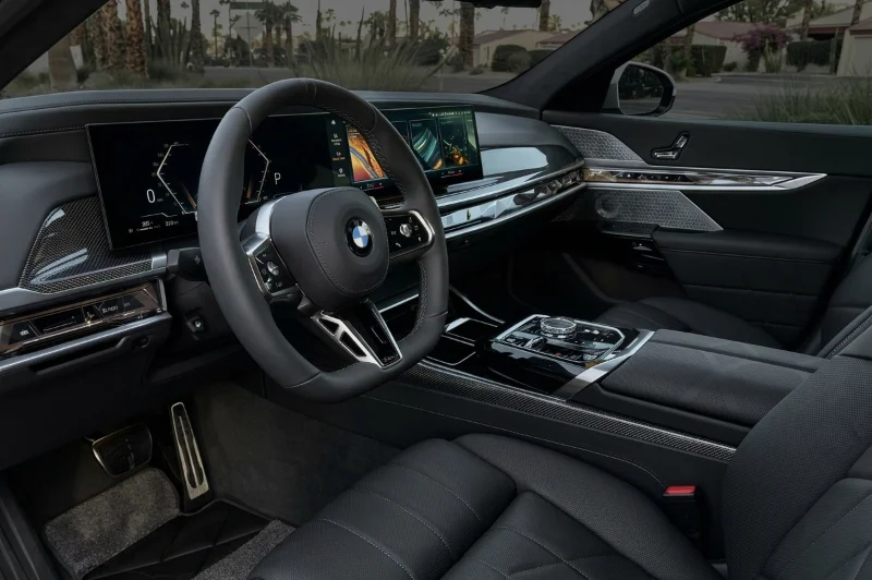 BMW i7 commandes portiere