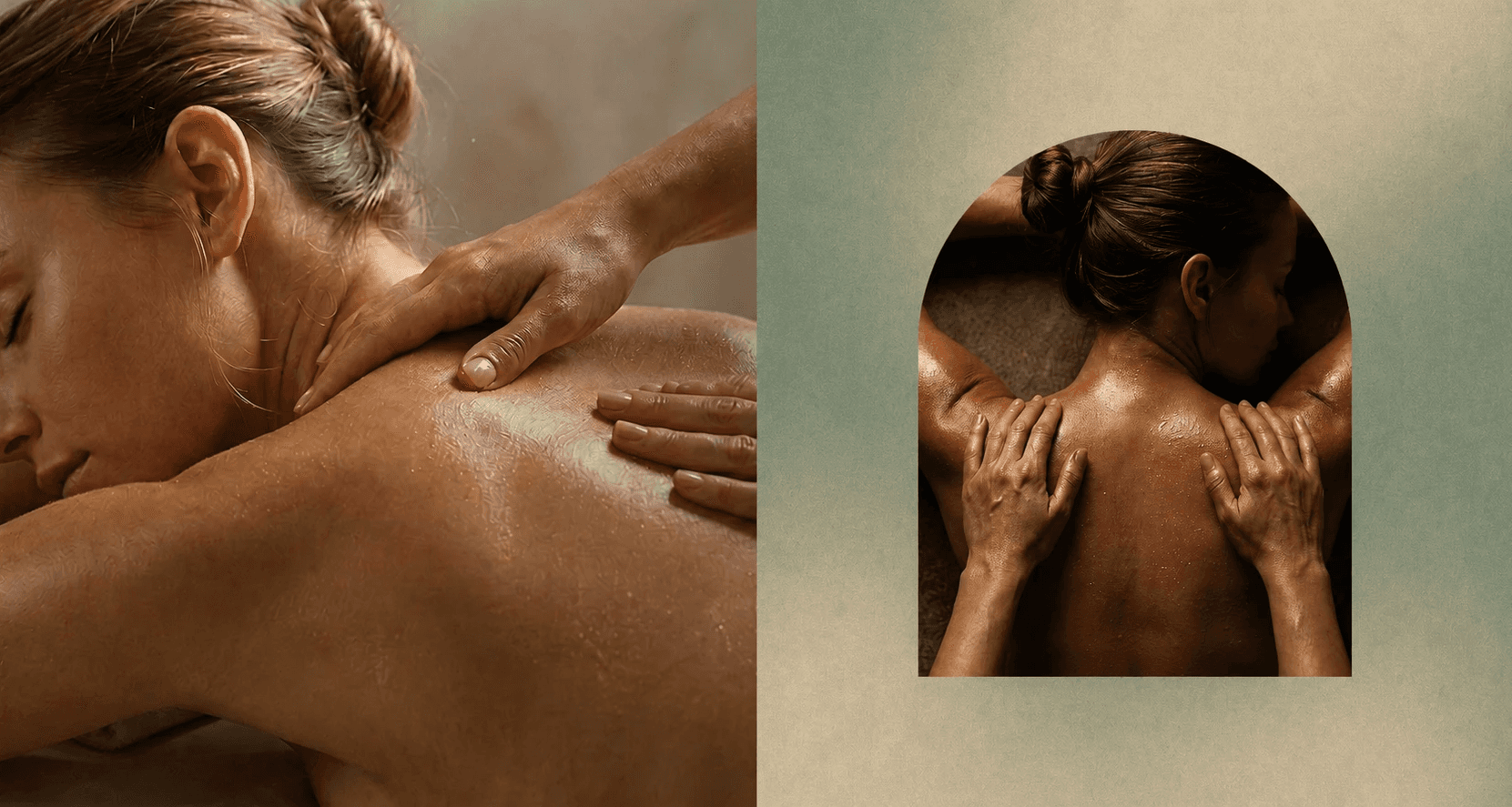 A woman in a SPA