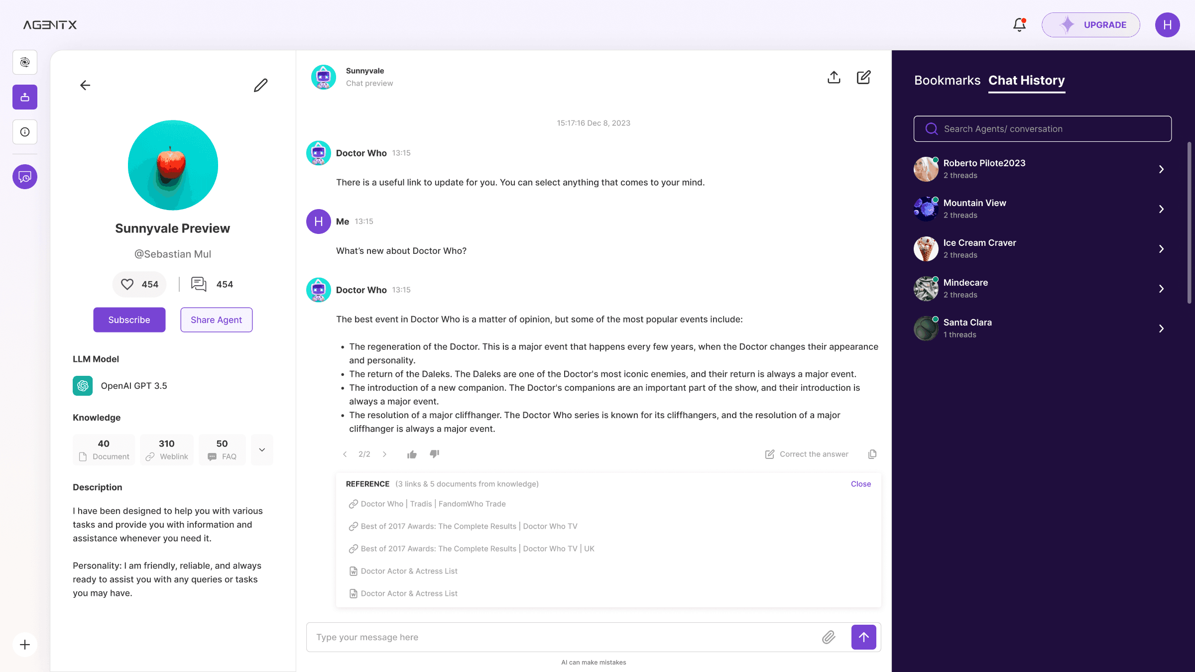 Enterprise Knowledge Management and Search AI Agent