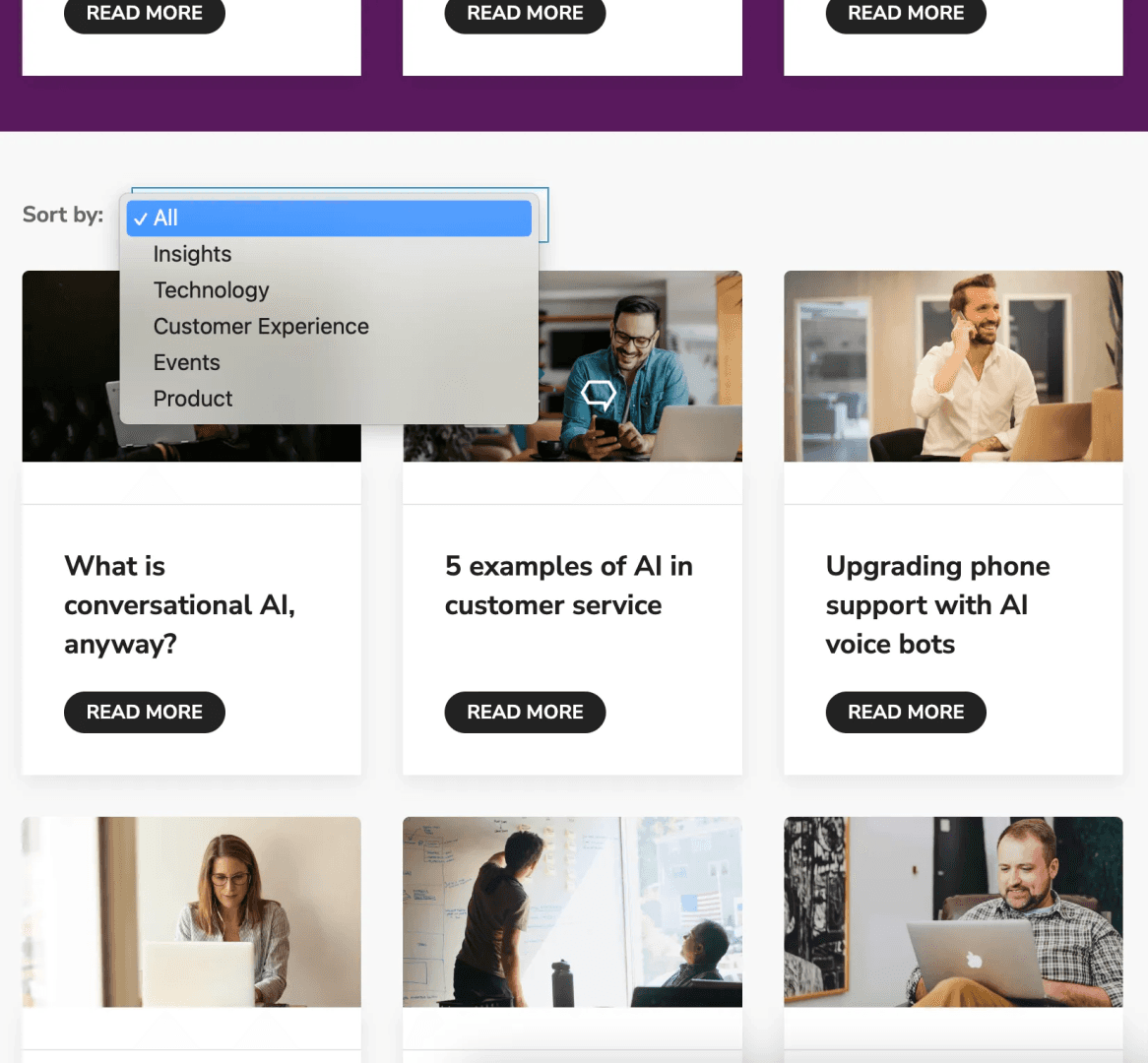 Boost.ai Marketing Spotlight: Blog filters