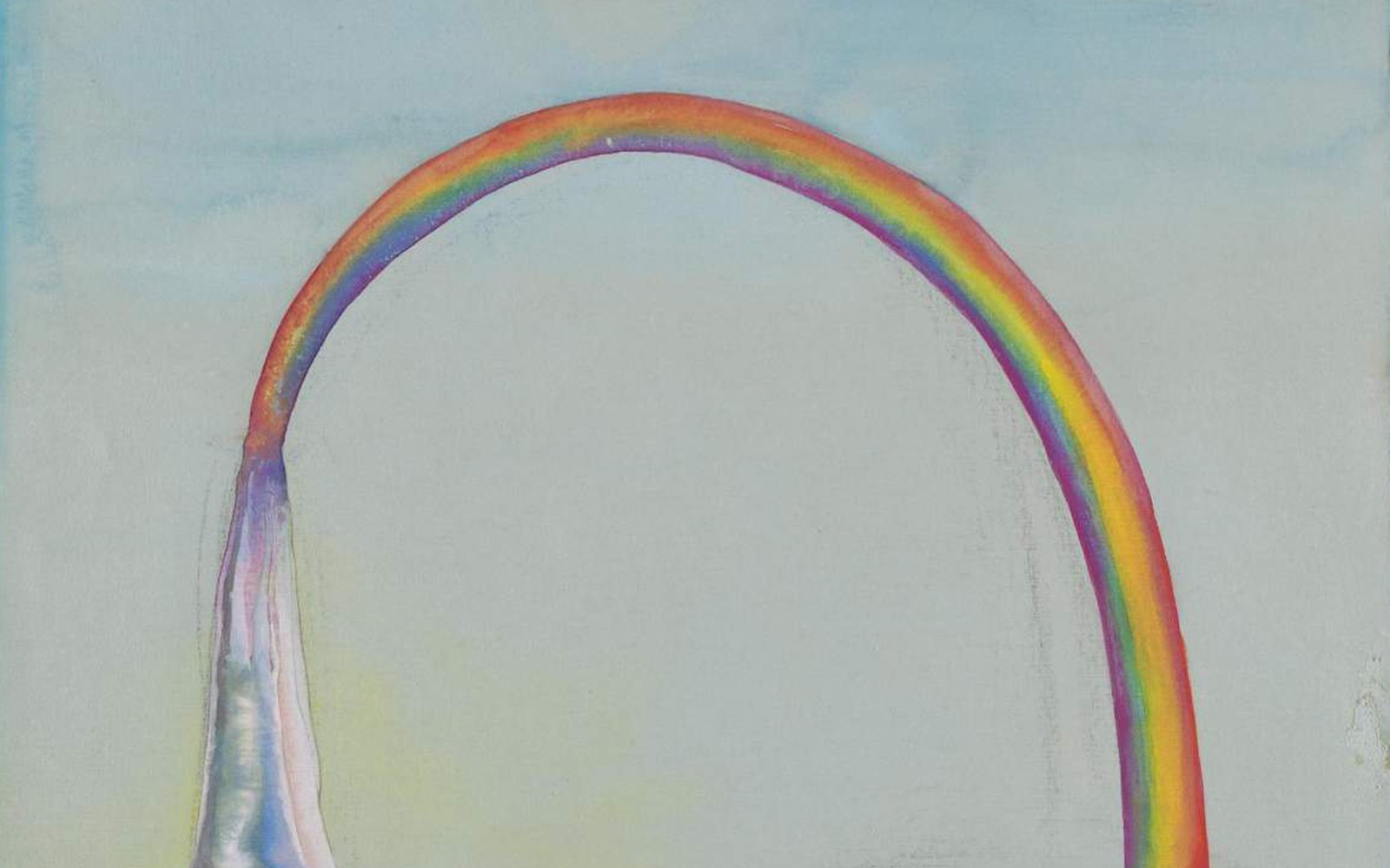 伊瑟尔·科尔奎何的《火山景观》画作在伦敦的泰特英国美术馆展出。