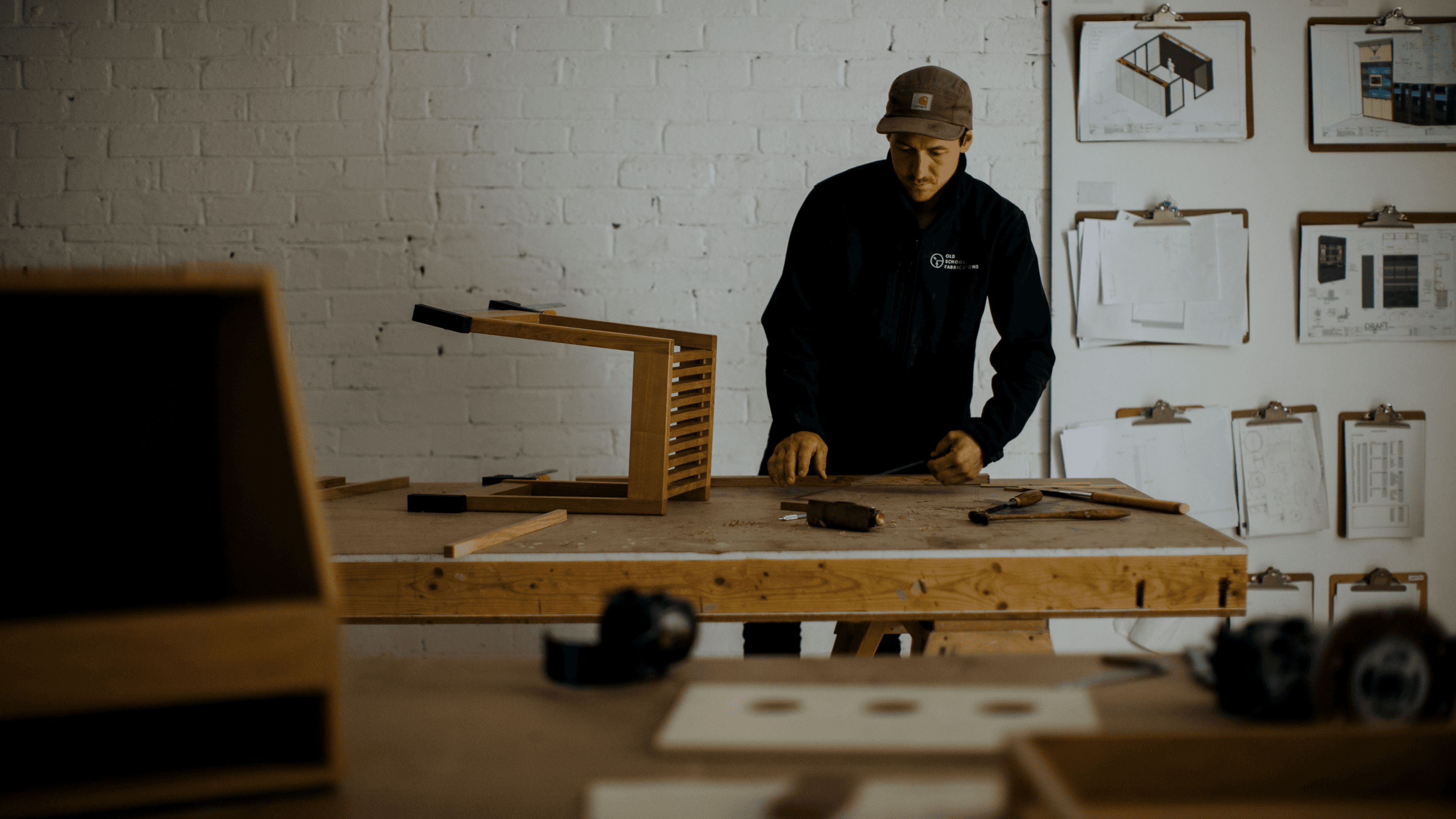 Woodworking, carpentry, cabinet making and furniture design 