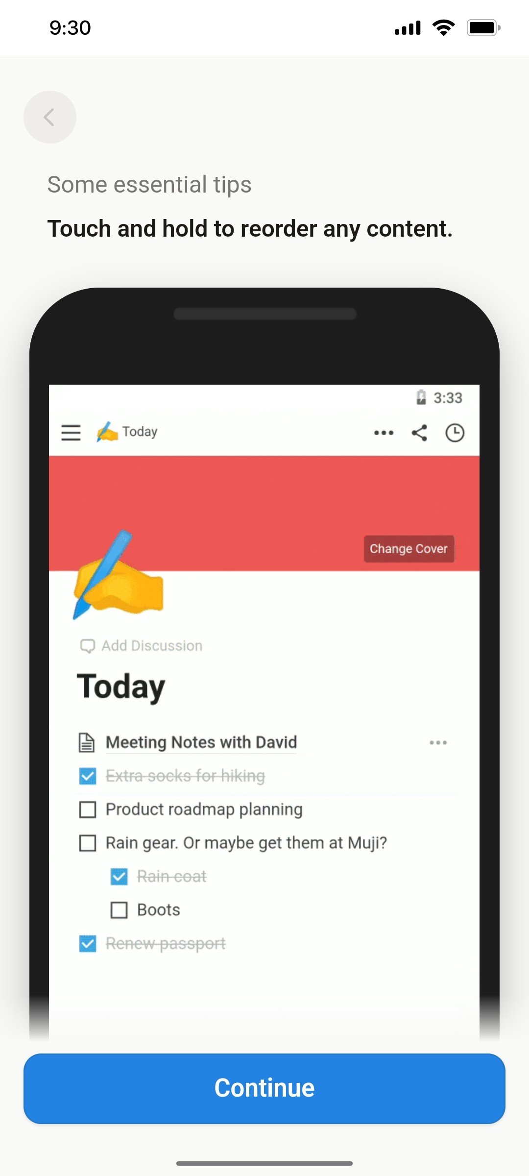 Notion App Some Essential Screen