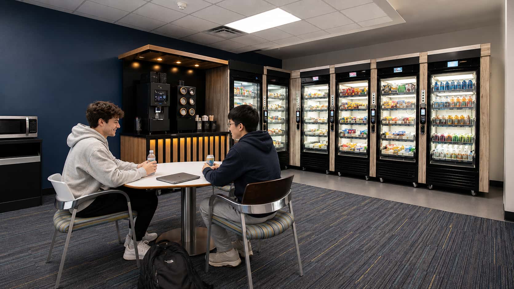 automated coffee businesses, automated coffee businesses in universities and campuses