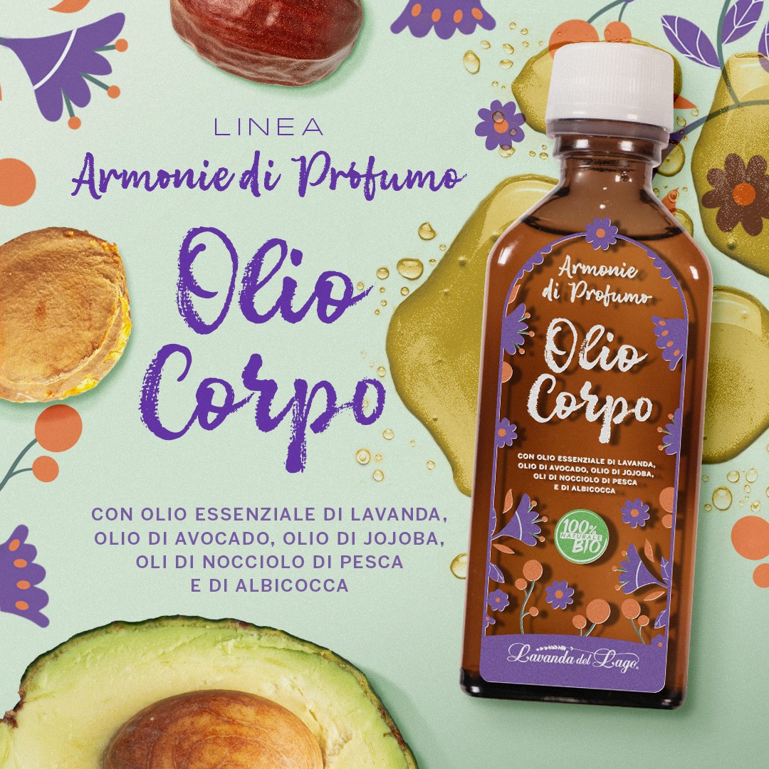 Olio Corpo Armonie di Profumo by Lavanda del Lago. Emanuele Tarchi.
