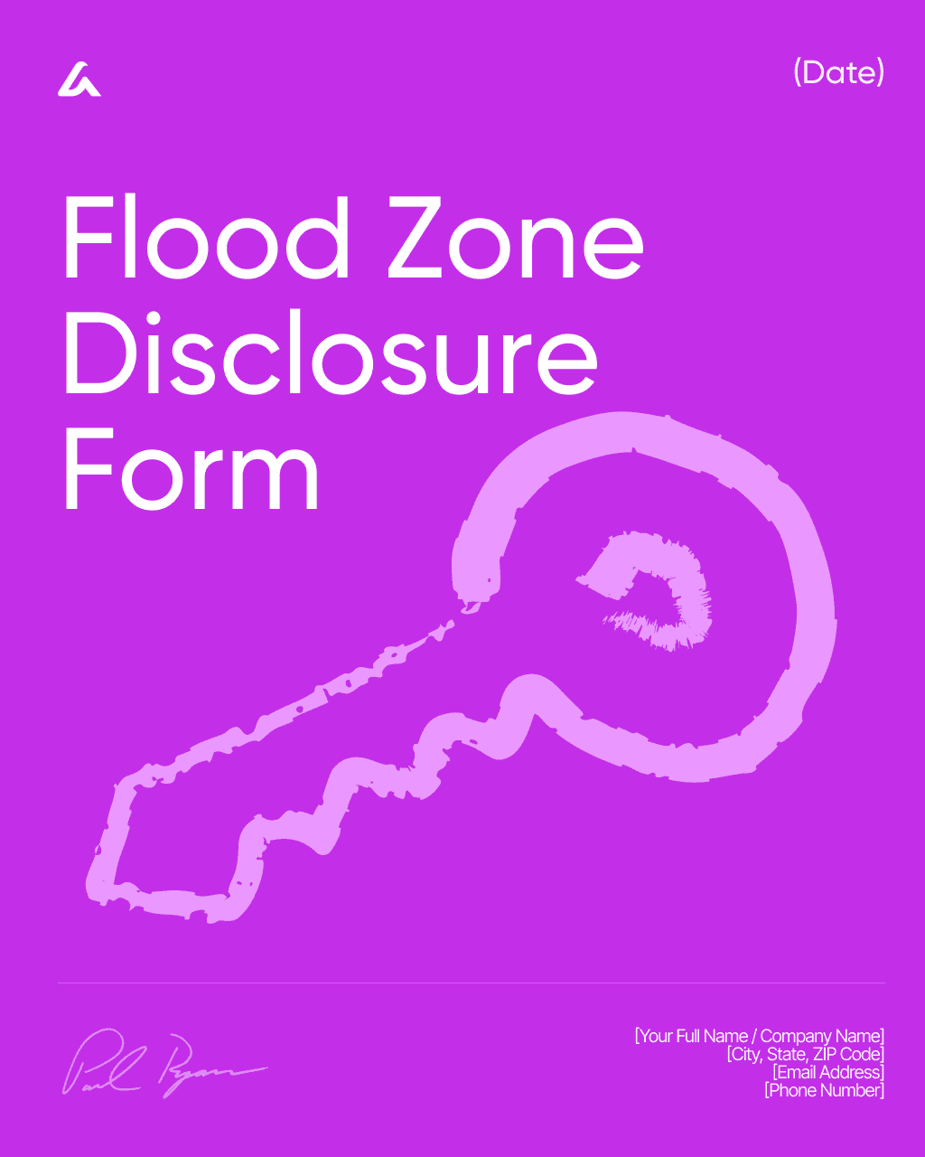 Flood Zone Disclosure Form