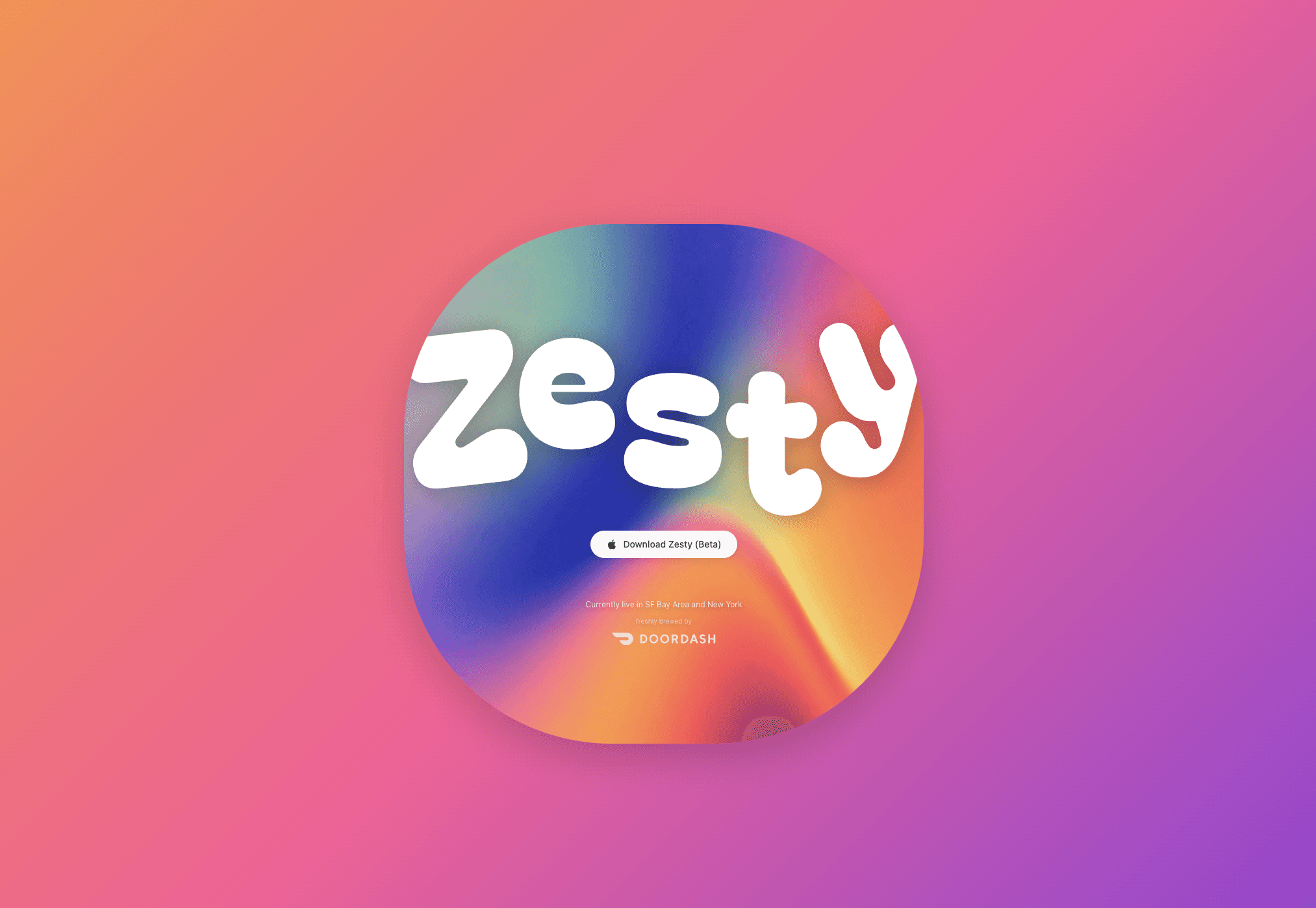 DoorDash, AI 기반 맛집 소셜 앱 Zesty 출시