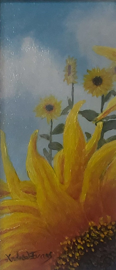 Sun Flowers art print by Andrew Evans