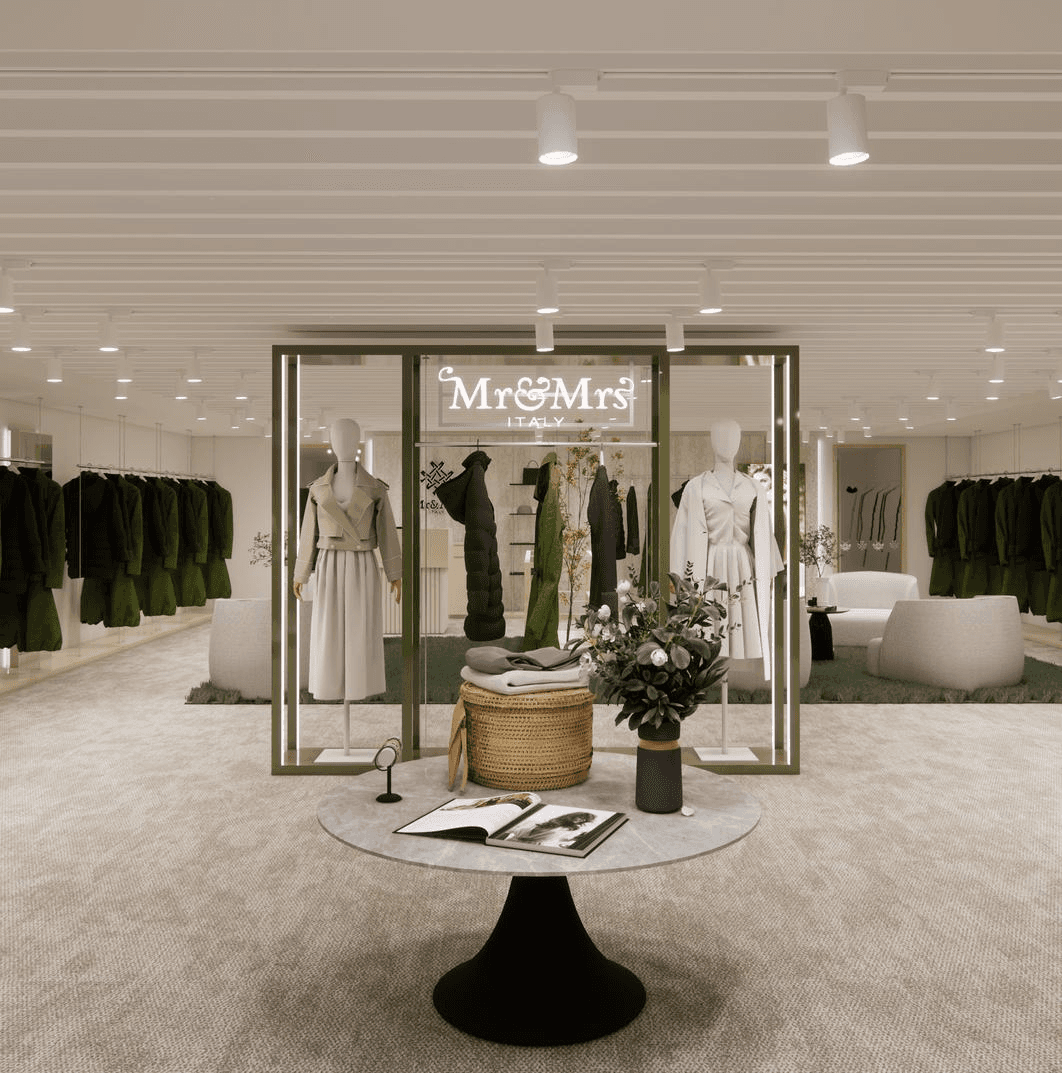 高端成衣店展示陳列 High-End Apparel Display Rack