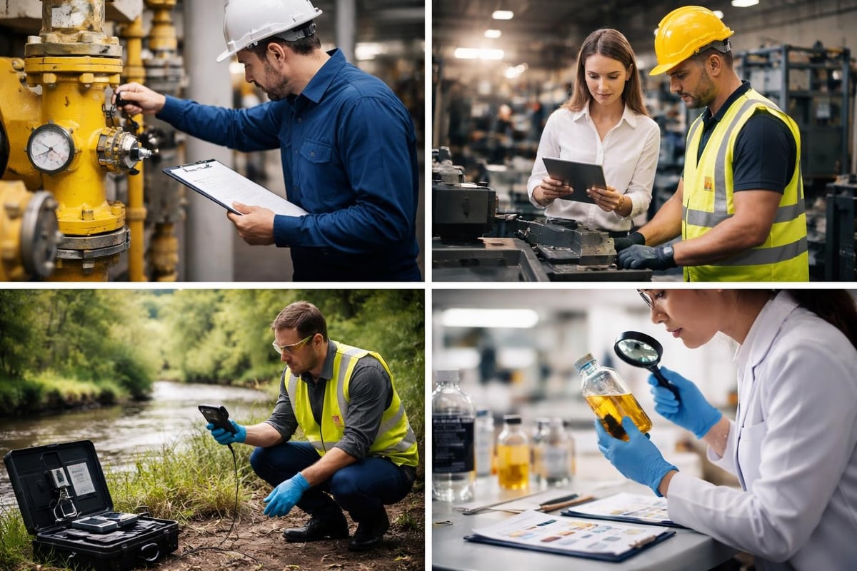 Workplace testing categories and purposes
