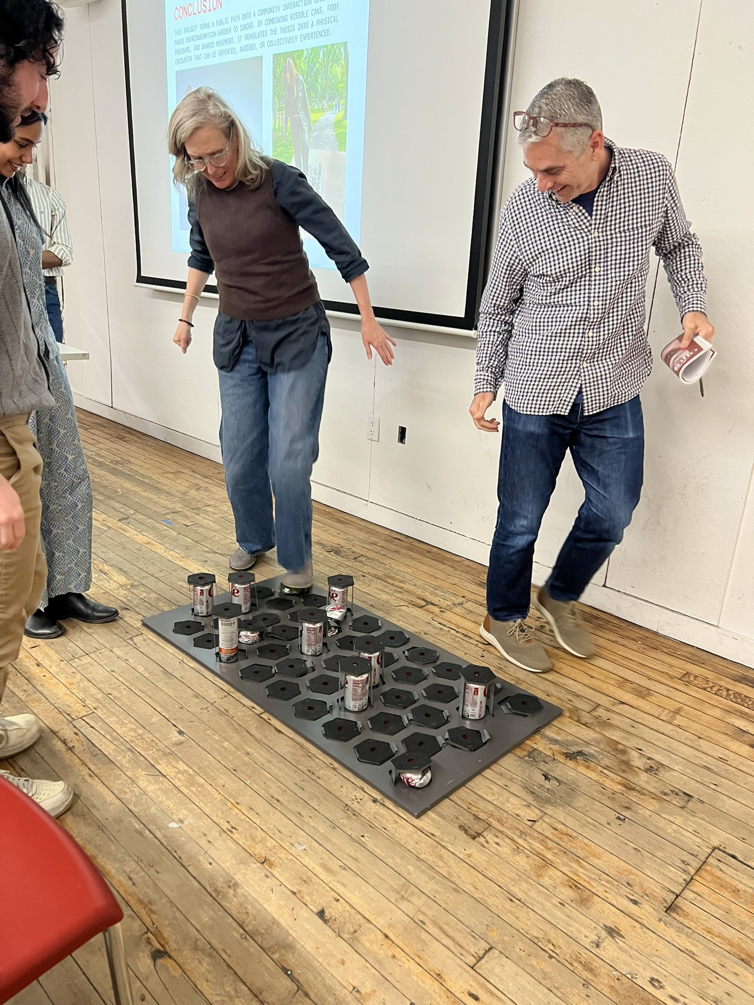 STOMP installation in use