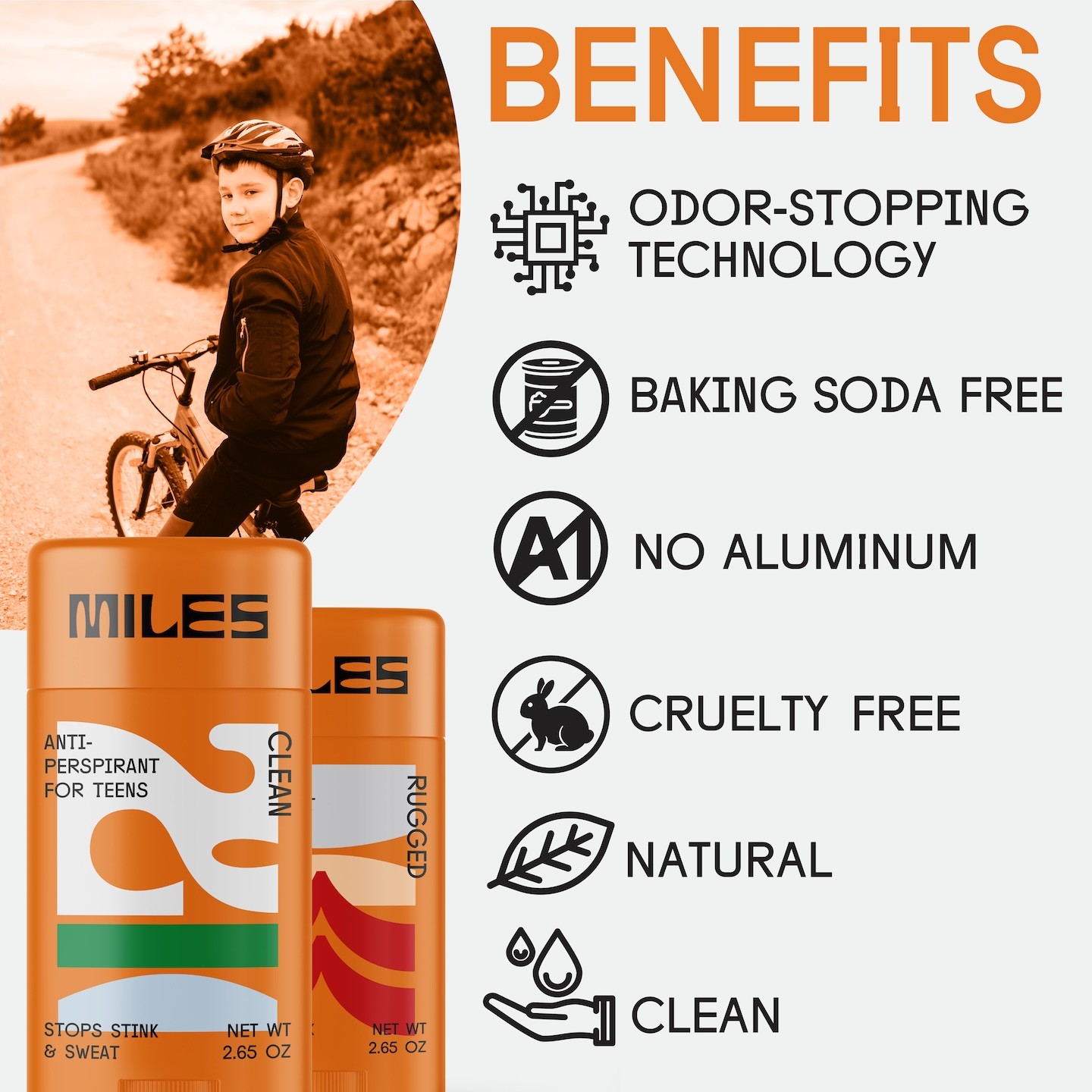 Miles Deodorant Amazon Graphics Benefits