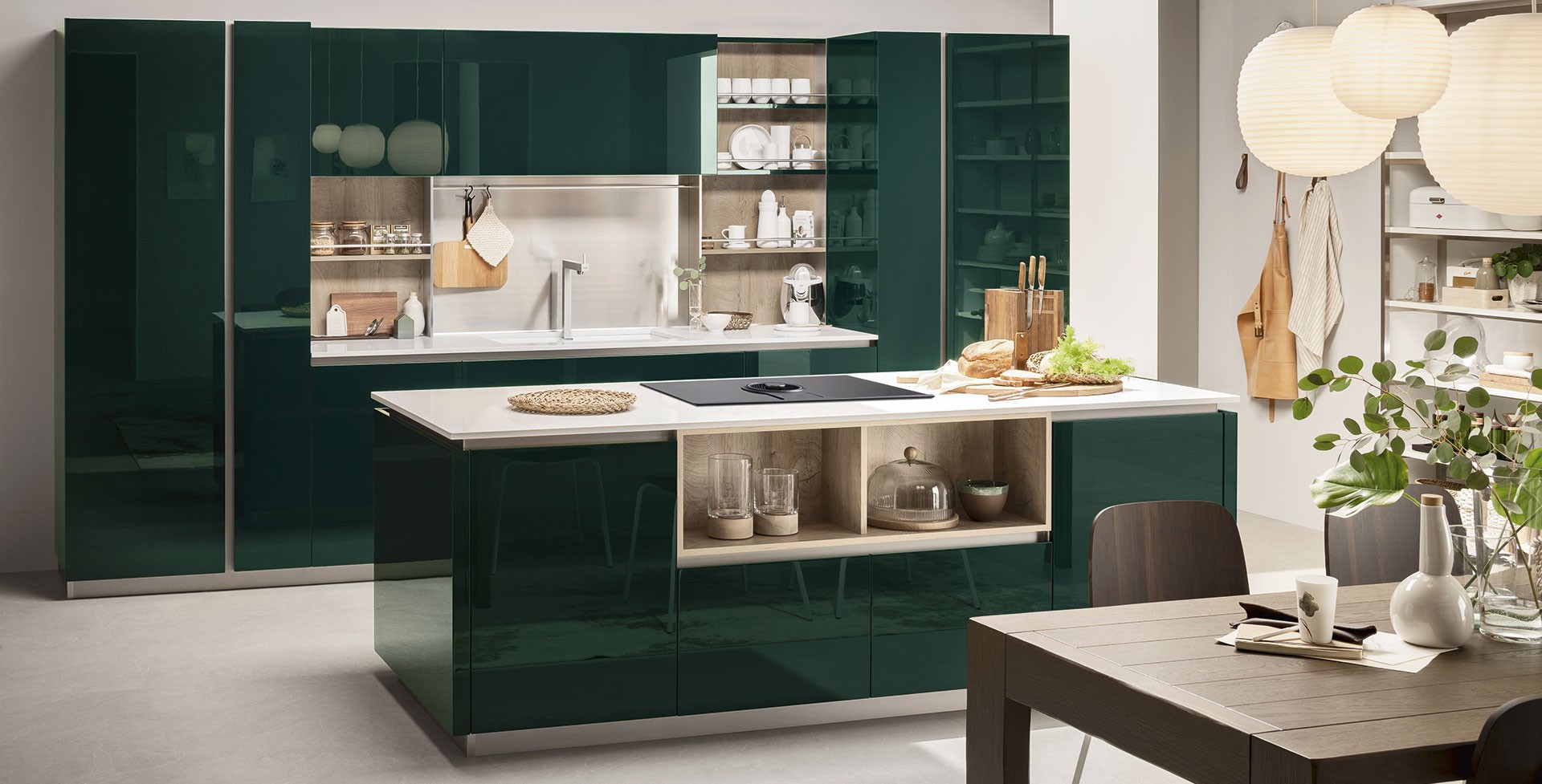Lounge Shellsystem Laccato Verde Alpi 853