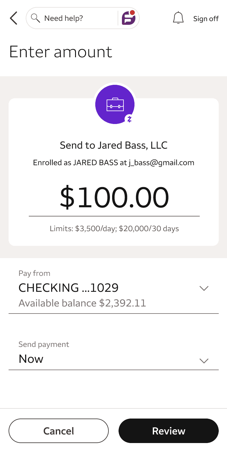 First iteration screen 1