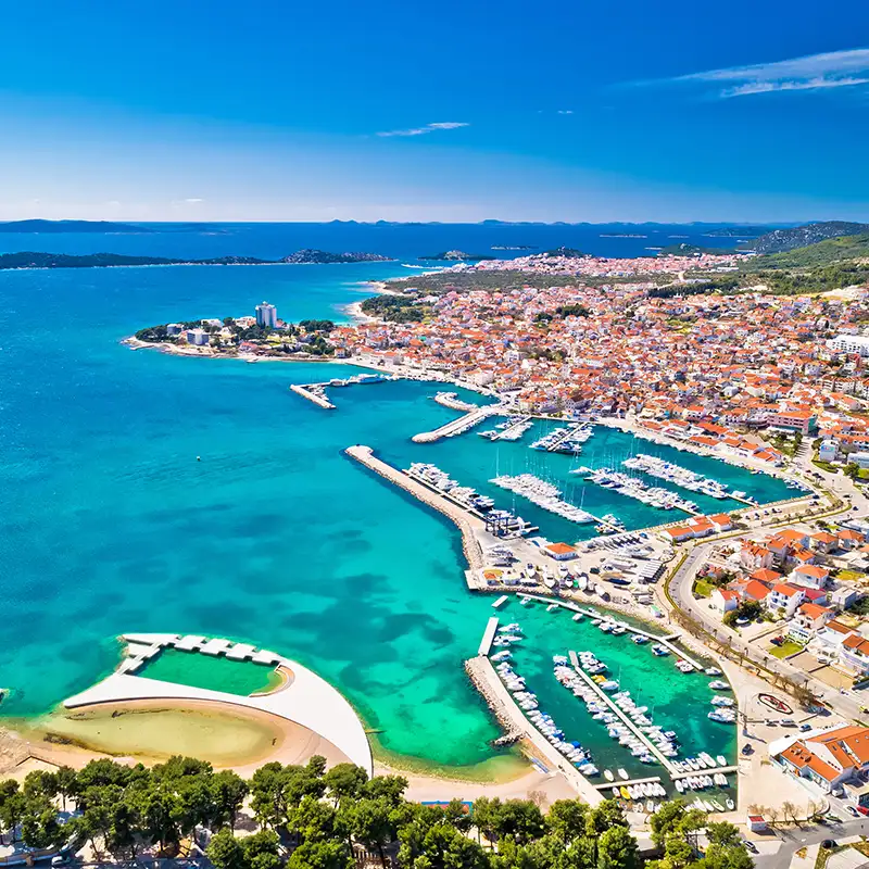Sykkelcruise med øyhopping i Kroatia - her i Vodice | Expa Travel
