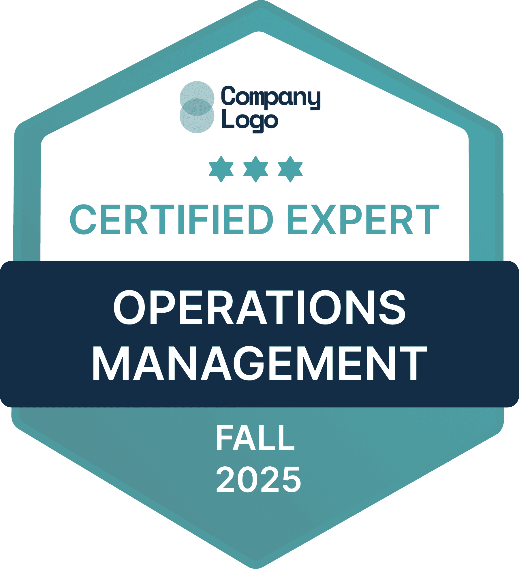 Wauld - Professional and refined green completion badge template