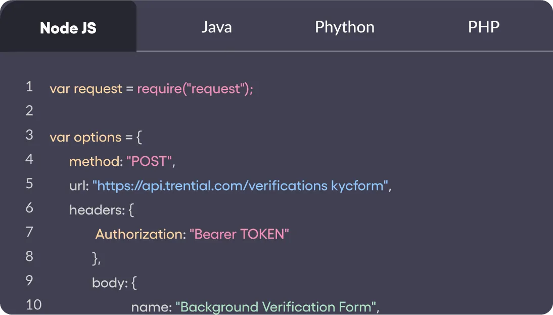 Code block