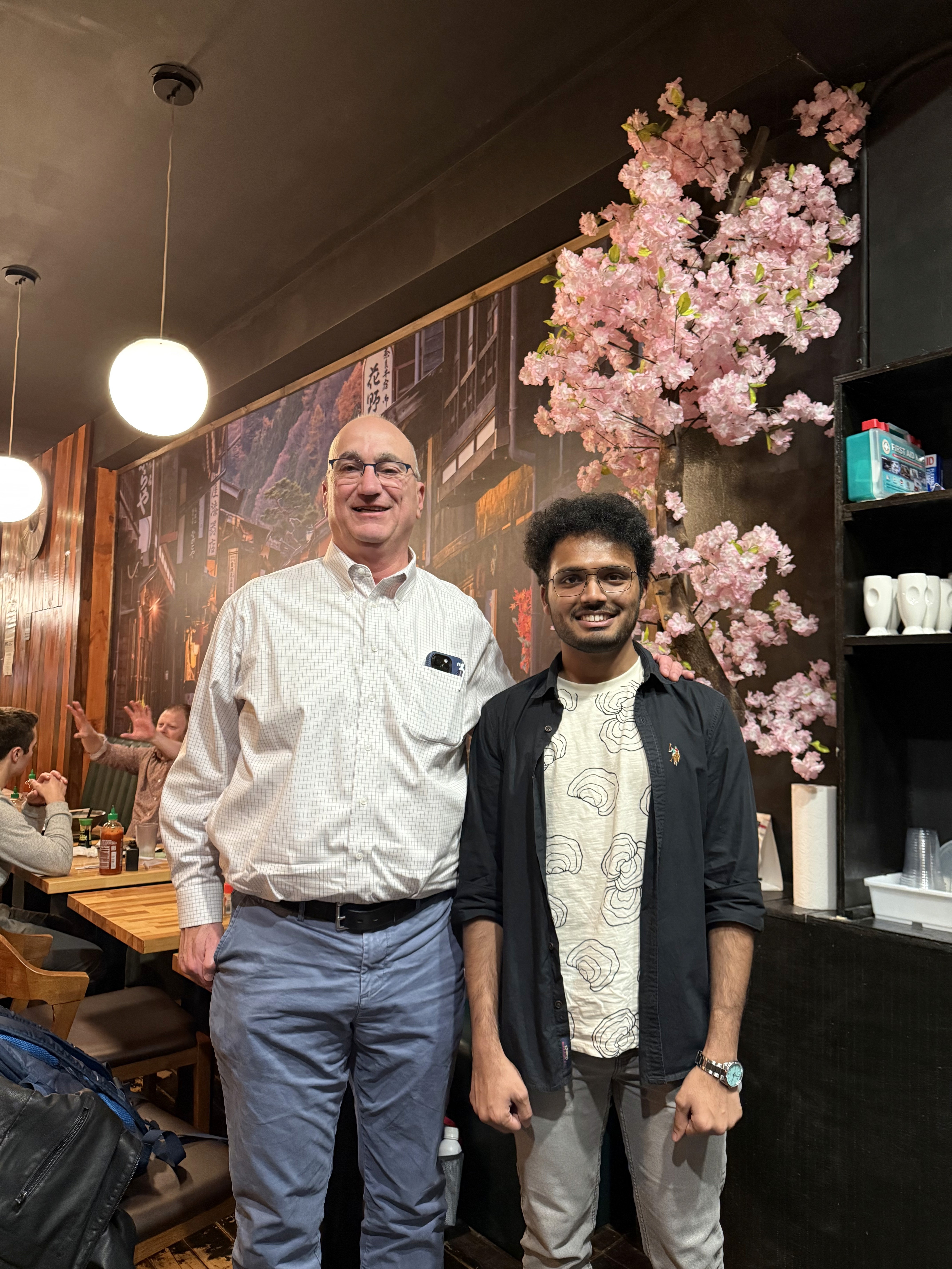 Gopichand Busam along with Prof. Mark Lee