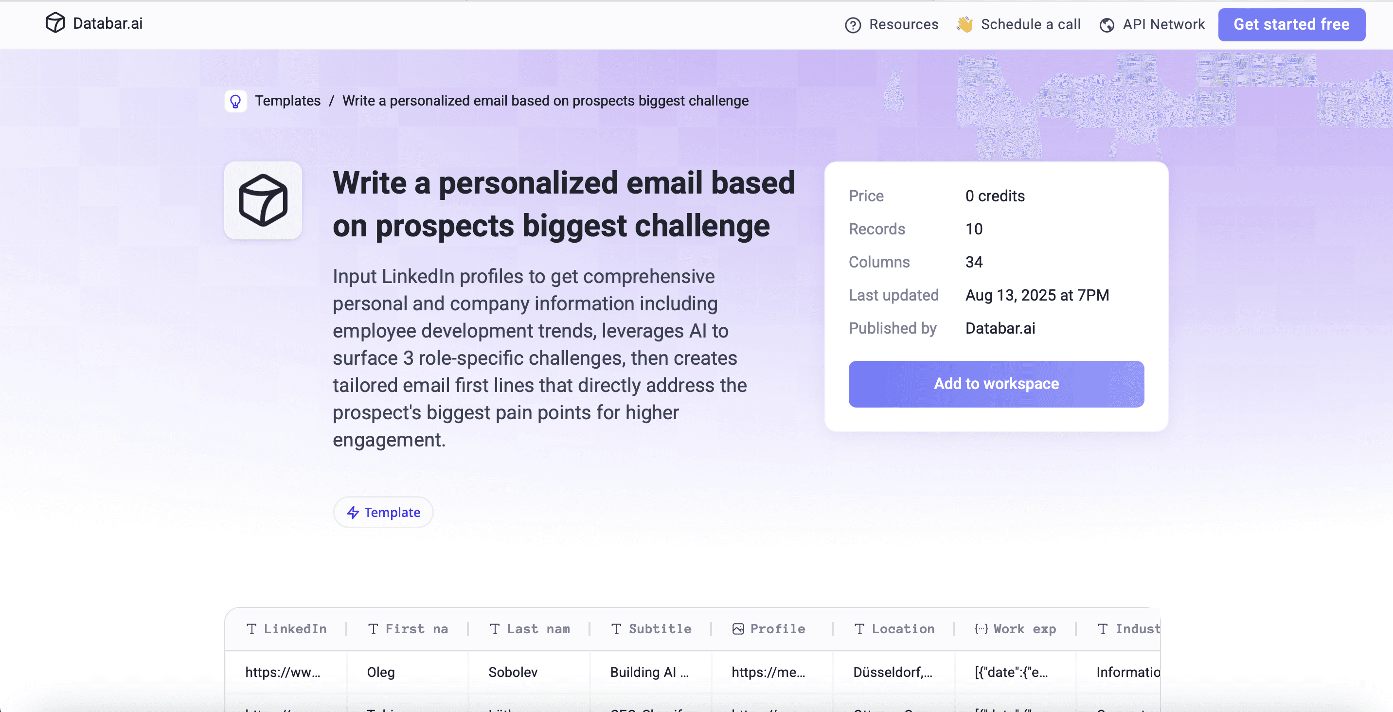 Biggest challenges template