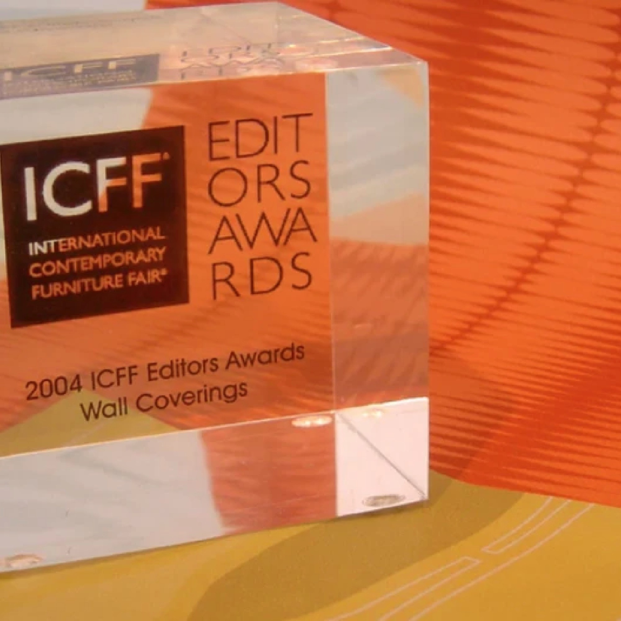 2004 International Contemporary Furniture Fair Editors Award for wallcoverings.