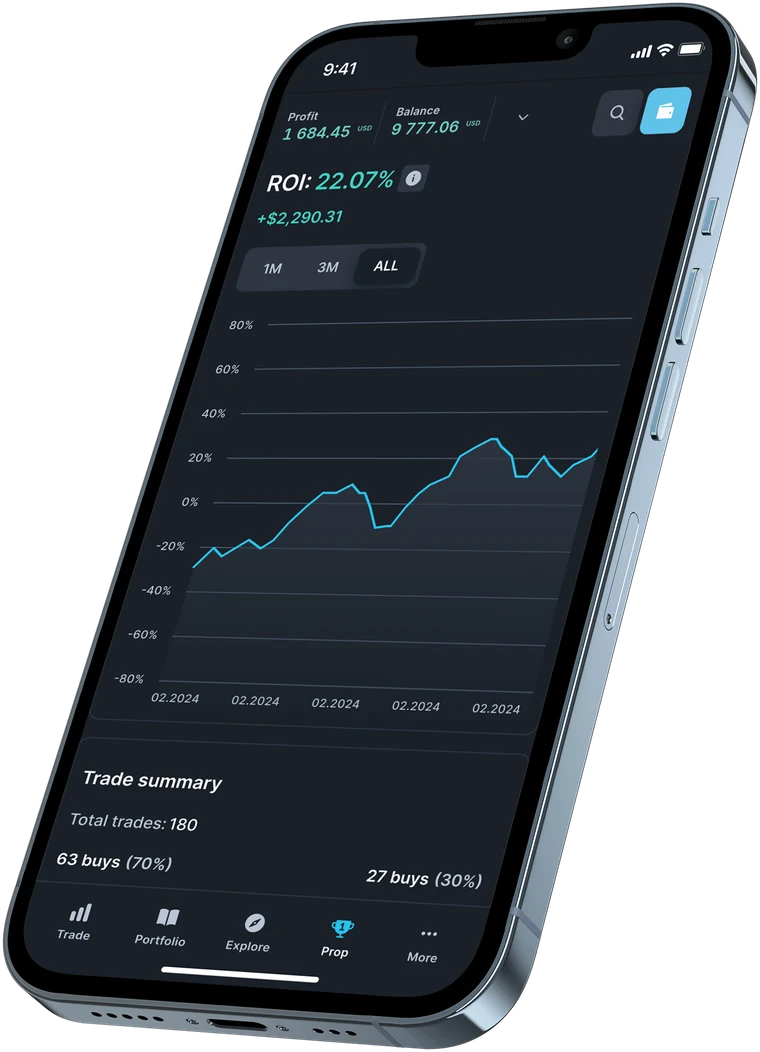 Match-Trader on mobile
