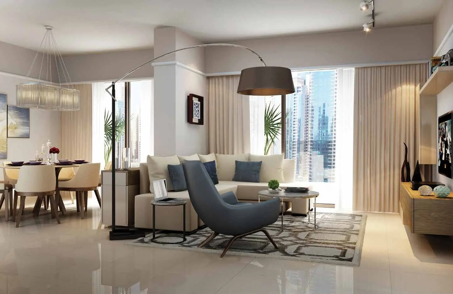 avanti tower by damac developments interiors