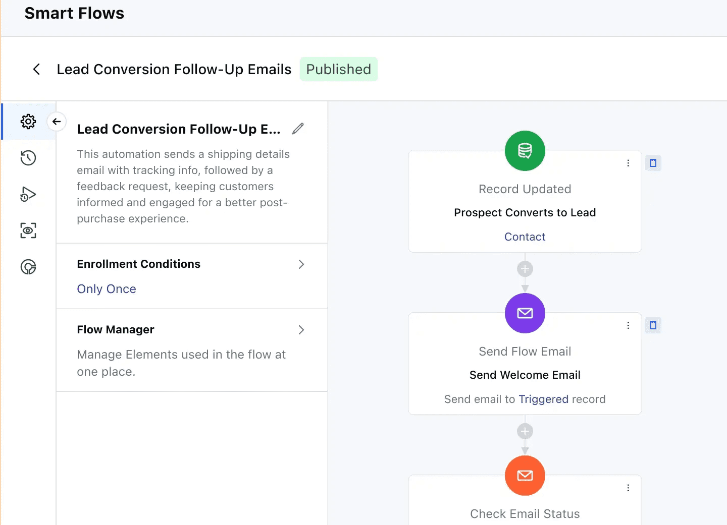 Salesmate CRM interface