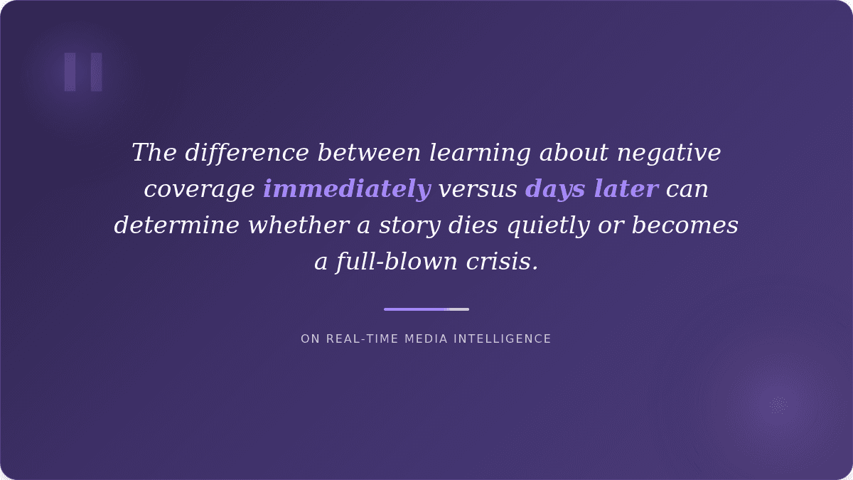 Pull quote infographic stating the difference between five minutes and five days can define a brand reputation