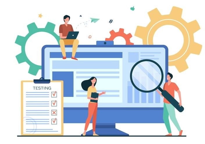 Key components of QA testing process.