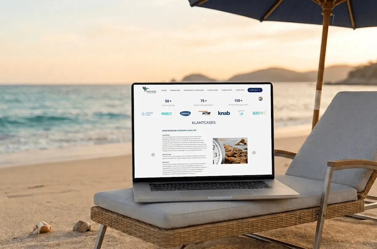 Responsief webdesign voor Kingfisher & Partners door the horizon lab in Nijmegen