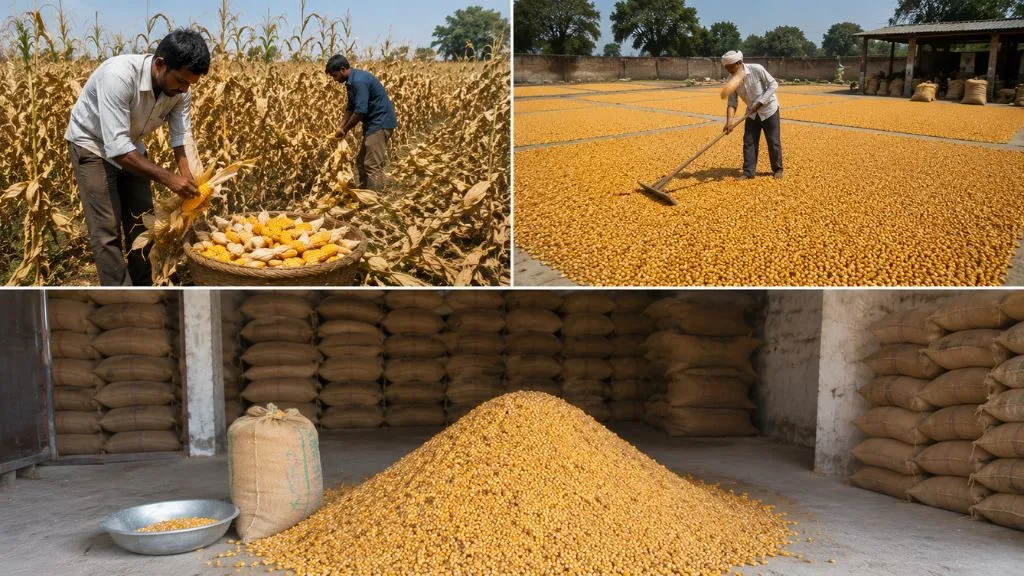 Harvesting, Drying and Storage of Maize