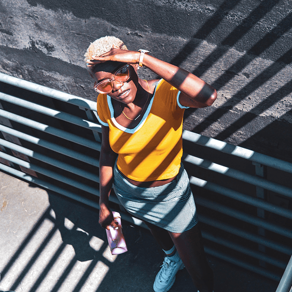 a portrait of a woman