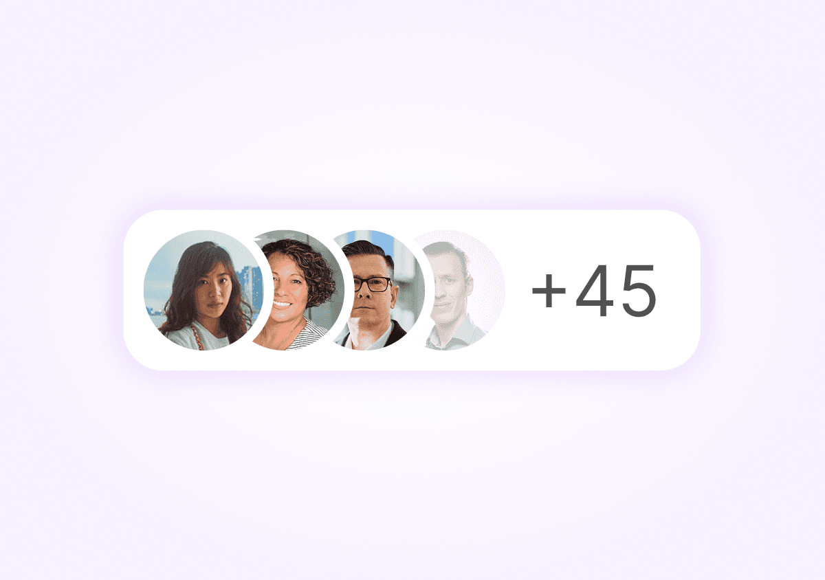 Budget owners collaborating on their own numbers inside Abacum, forty five contributors on one plan