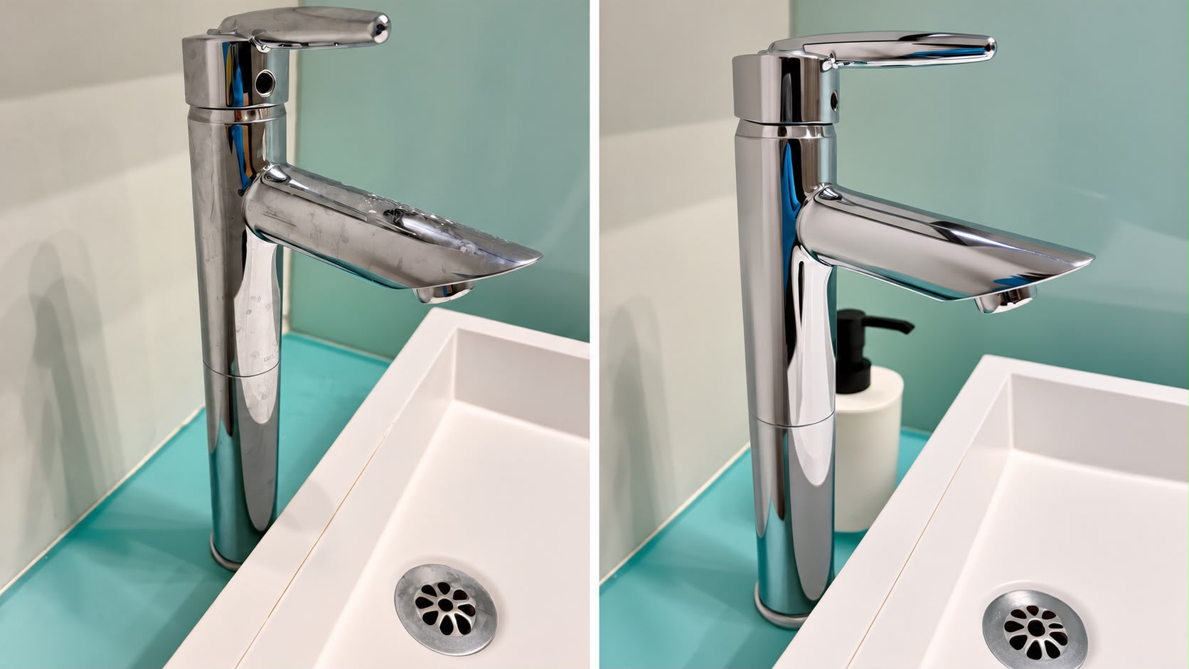 Professional cleaning in a modern residence