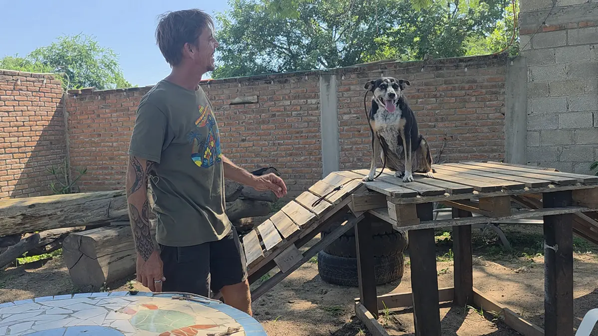 Alejandro y Caya circuito entrenamiento