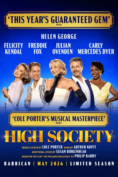 پوستر نمایش وست اند «جامعه عالی» با حضور هلن جورج و فیلیسیتی کندال