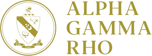 Alpha Gamma Rho Line striping