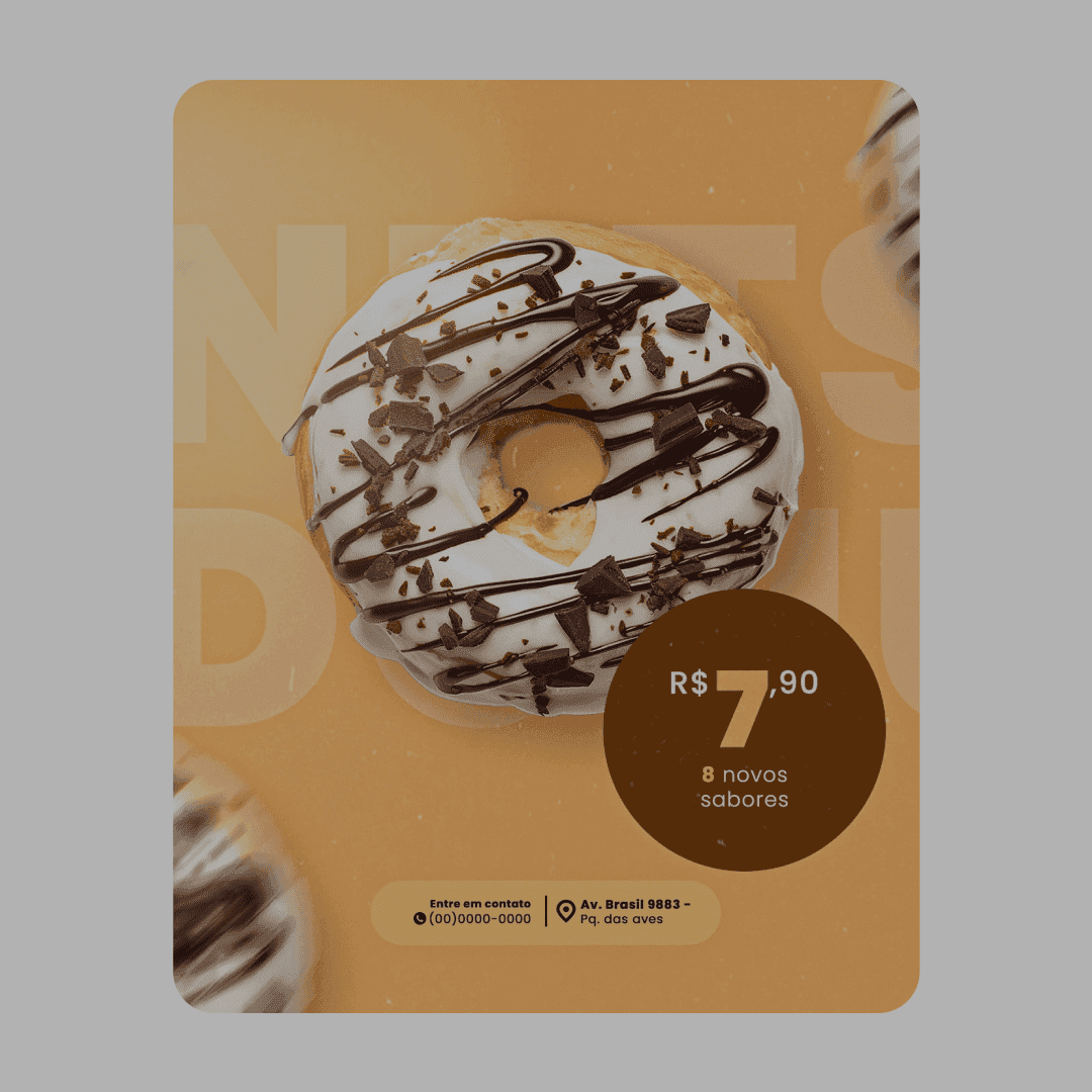 Post instagram - Donuts de chocolate branco