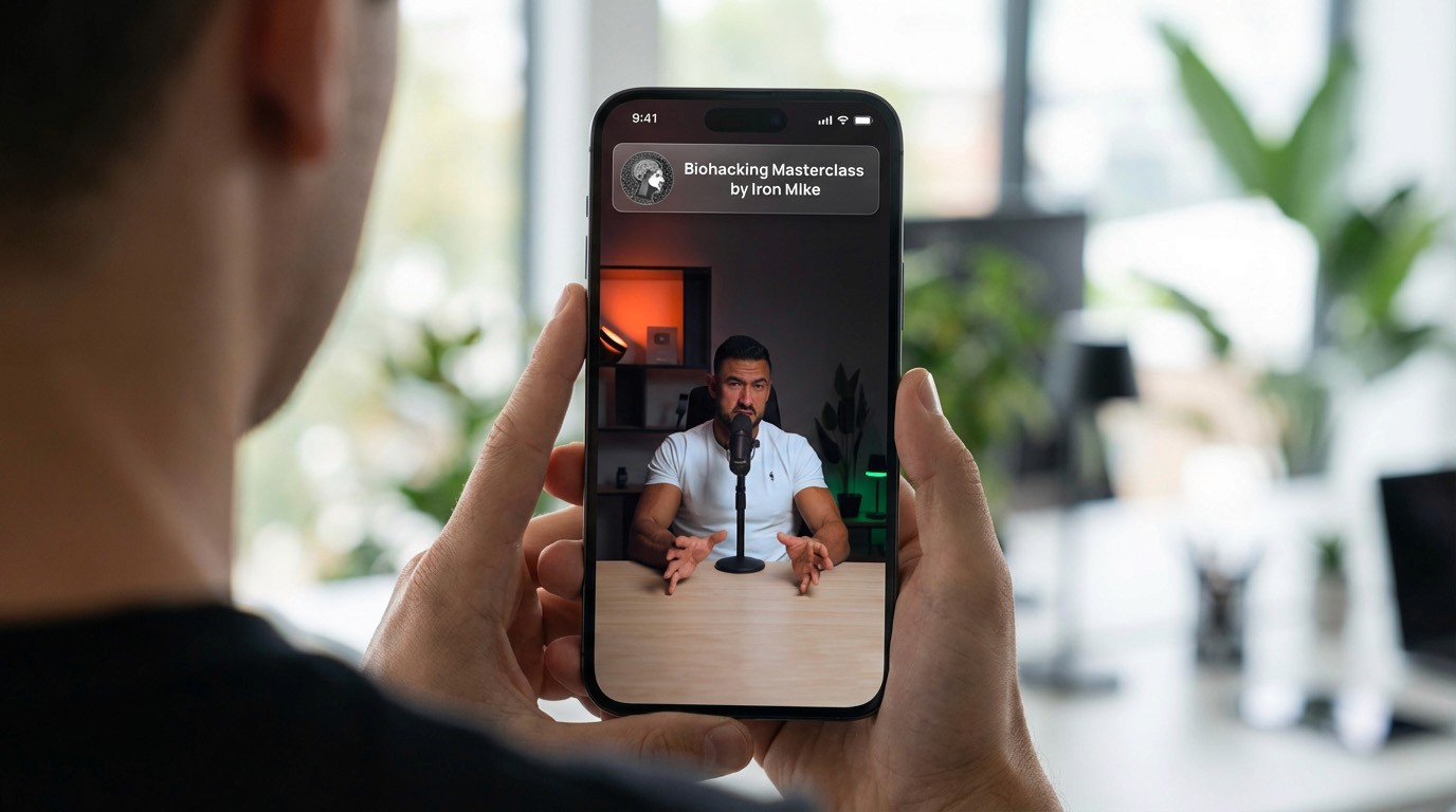 A mockup of Freelio's mobile app