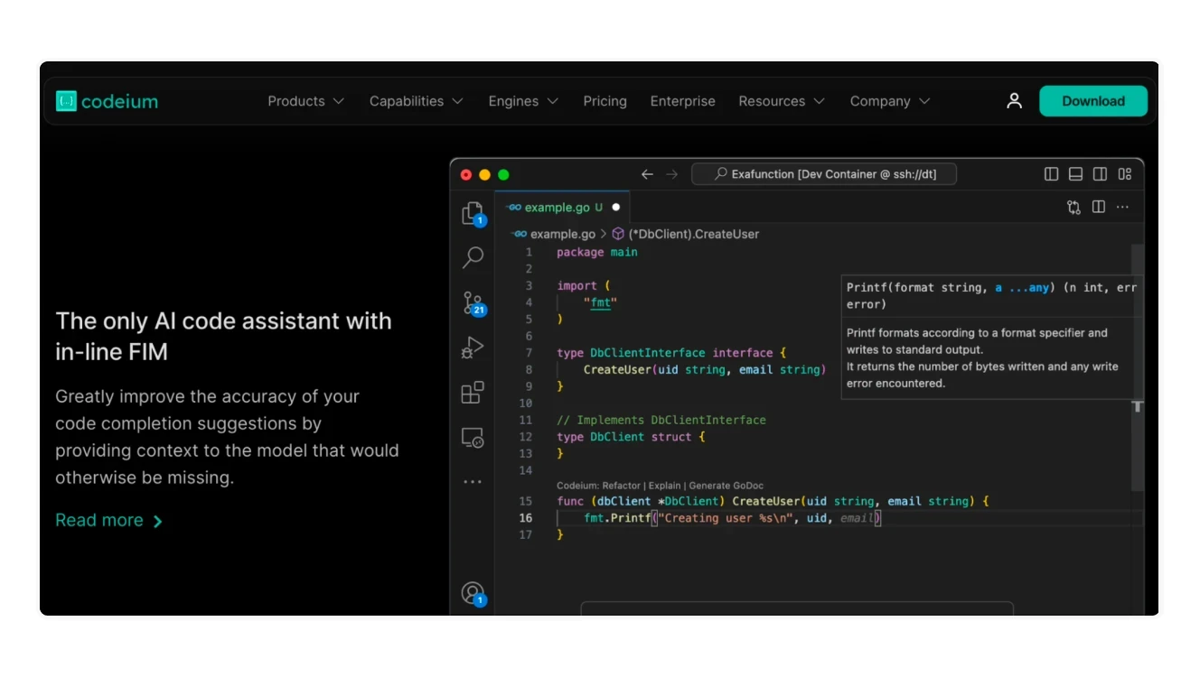 An AI-powered coding assistant