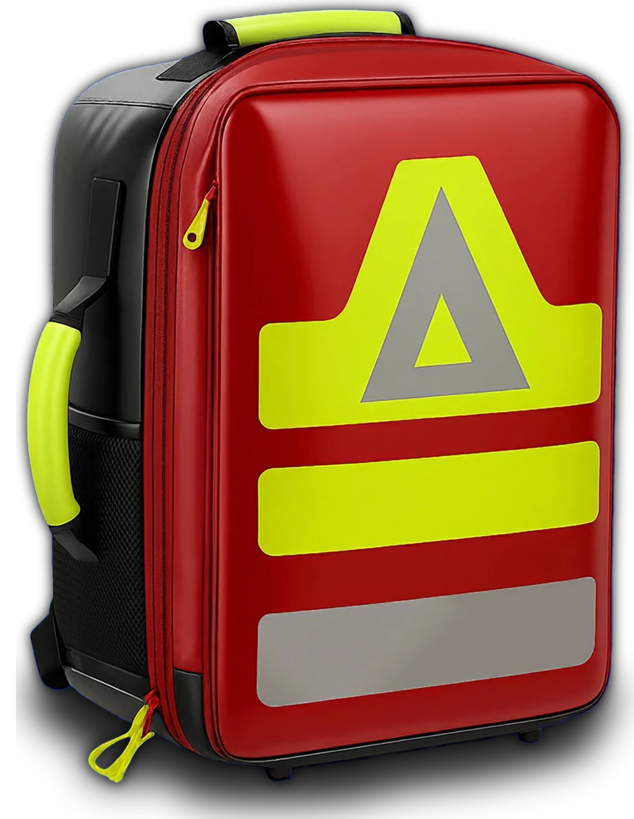 Sac de secours avec QR code ResQR