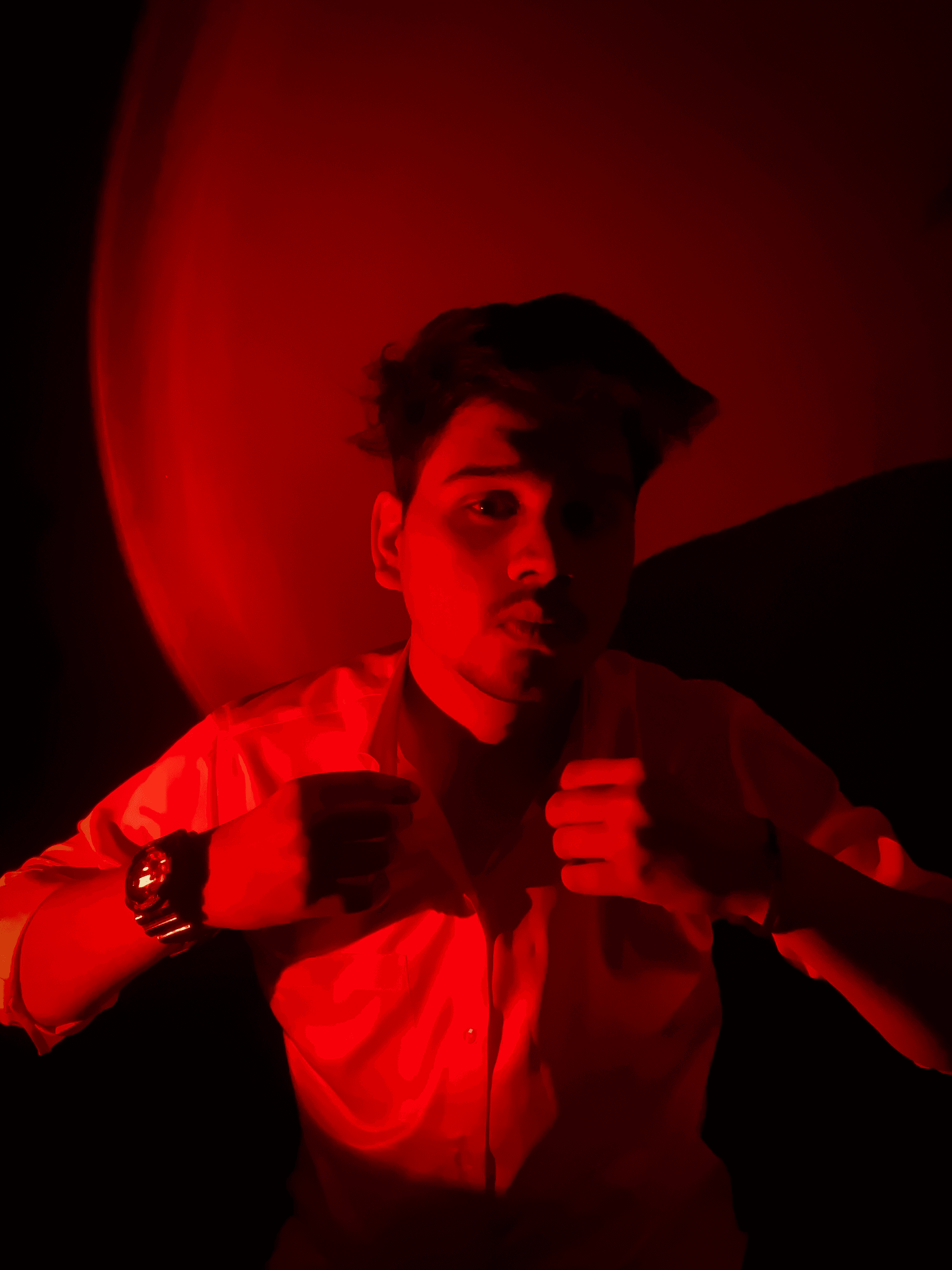 Women On Neon Background