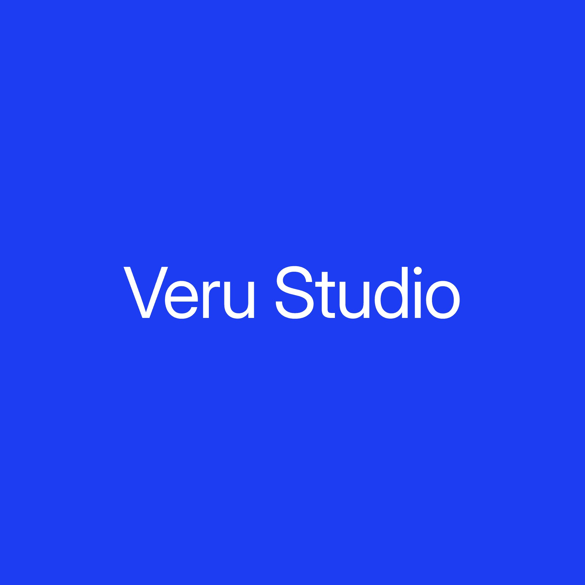 Veru Studio -Agency framer template logo