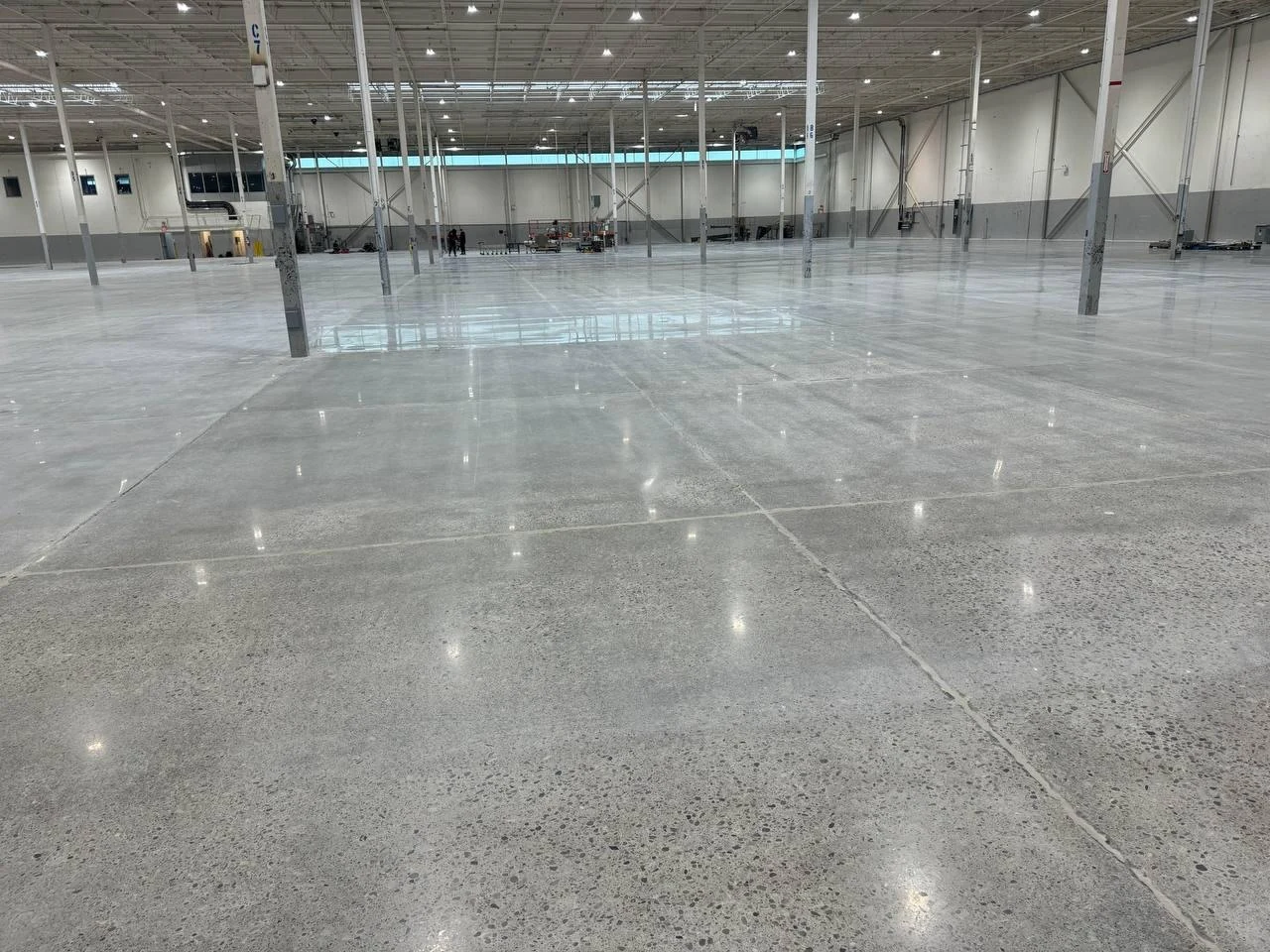 BFS concrete grinding & polishing project