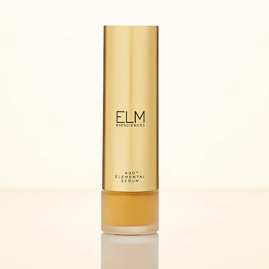 A3O Elemental Serum bottle with a drop of serum.