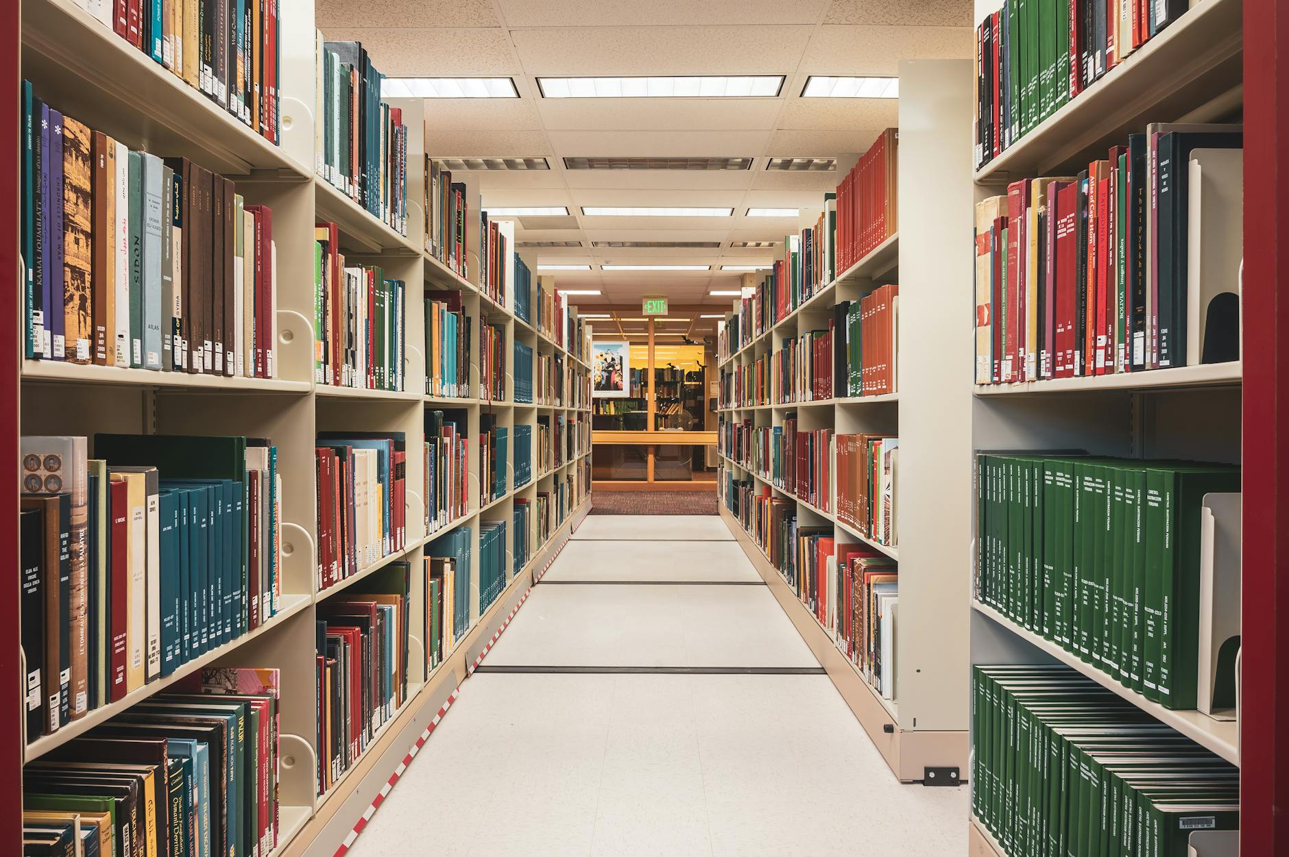 A digital tablet displaying a cloud-based folder system organized by school year and subject matter.