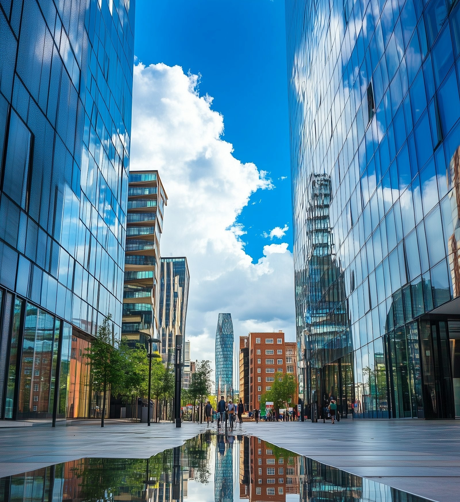 Skyline Plaza Cityscape view