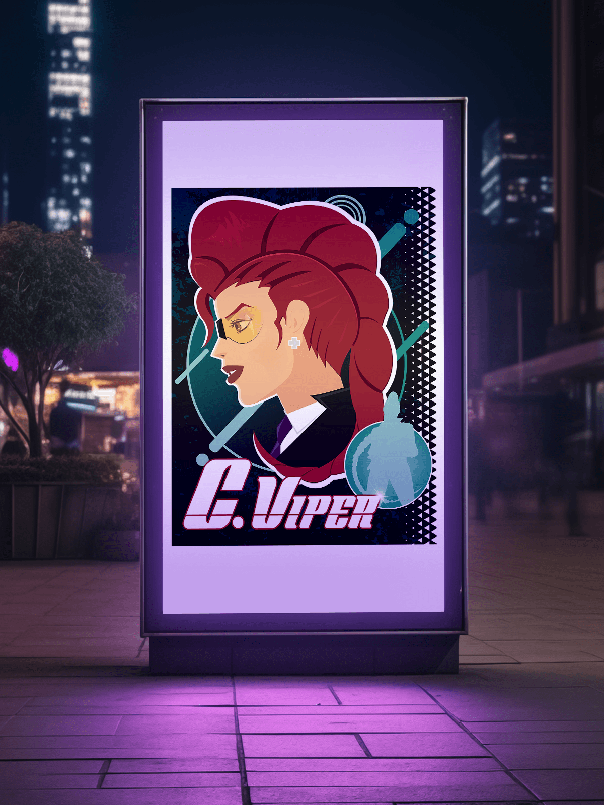 Black and white wave