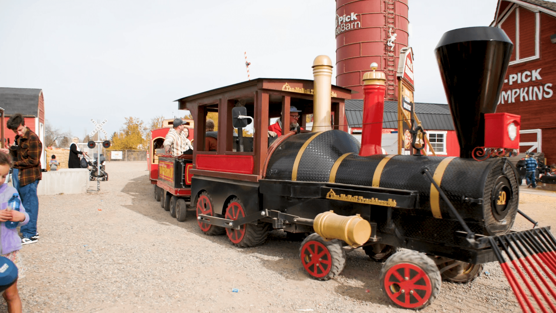 McNeil Trackless with passengers