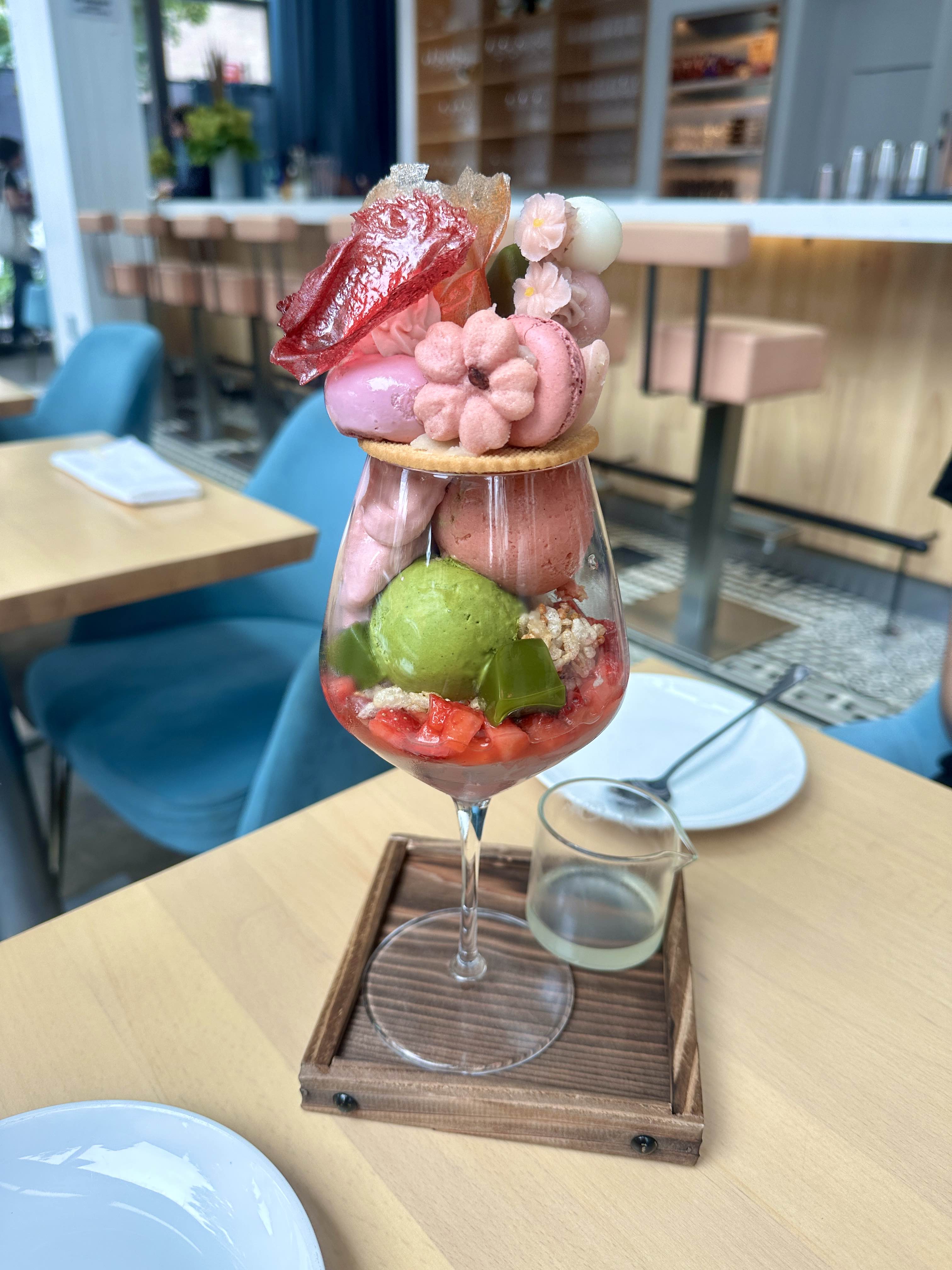 Outdoor Café Seating in a Sunlit Alley
